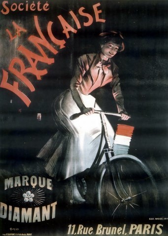 reproduction affiche vélo diamant