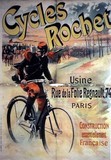 reproduction affiche ancienne vélo rochet