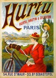 reproduction affiche ancienne velo bicyclette cycles