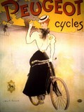 reproduction affiche ancienne cycles peugeot
