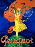 reproduction affiche ancienne peugeot cycles