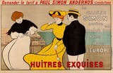 affiche huitres de gironde