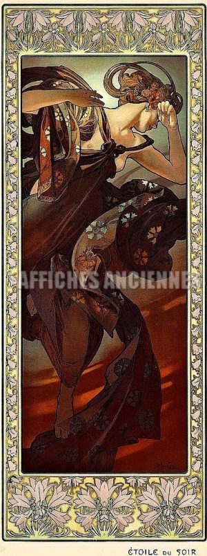 MUCHA ETOILE DU SOIR
