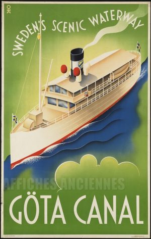 AFFICHE SUEDE GOTA CANAL