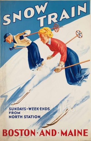 SKI EN AMERIQUE DU NORD BOSTON AND MAINE SNOW TRAIN