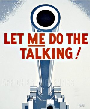AFFICHE AMERIQUE DU NORD LET ME DO THE TALKING