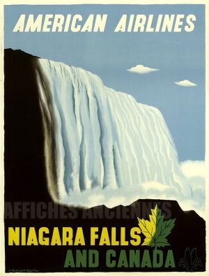 AFFICHE AMERIQUE DU NORD CHUTE DU NIAGARA