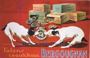 Le Gaulois talon de caoutchouc - VINTAGE POSTER BANK - thème Spectacles - reproduction numérique d'affiche ancienne