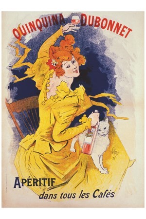 AFFICHE Quinquina Dubonnet VINTAGE POSTER BANK - thème Boissons - Reproduction numérique d'affiche ancienne