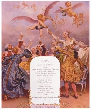 AFFICHE Champagne Moët et chandon VINTAGE POSTER BANK - thème Boissons - Reproduction numérique d'affiche ancienne