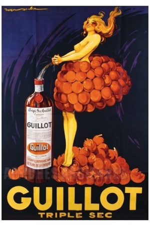 AFFICHE Apéritif Guillot Triple Sec - VINTAGE POSTER BANK - thème Boissons - Reproduction numérique d'affiche ancienne