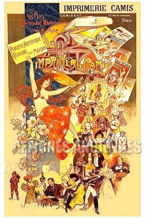 Imprimerie Camis publicité artistique créations maison - VINTAGE POSTER BANK - thème Divers - Reproduction numérique d'affiche ancienne