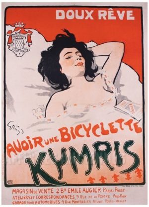 reproduction affiche ancienne Avoir une bicyclette Kymris - VINTAGE POSTER BANK - thème Bicyclette, Motocyclette - reproduction numérique d'affiche ancienne