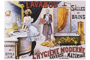 L'Hygiene Moderne Havraise des Matériaux - VINTAGE POSTER BANK - thème Hygiène, beauté, thermalisme - Reproduction numérique d'affiche ancienne