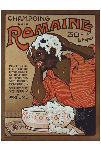 Shampoing - VINTAGE POSTER BANK - thème Hygiène, beauté, thermalisme - Reproduction numérique d'affiche ancienne