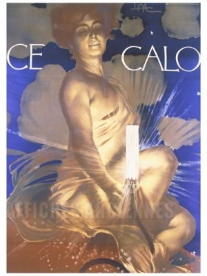 Lampe à Pétrole Cecalo - VINTAGE POSTER BANK - thème Energies, Industries, Commerce - reproduction numérique d'affiche ancienne
