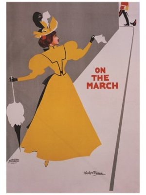 On the March - VINTAGE POSTER BANK - thème Mode - reproduction numérique d'affiche ancienne