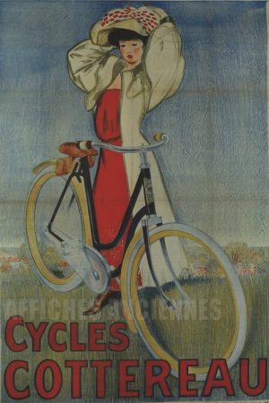 reproduction affiche ancienne CYCLES COTTEREAU