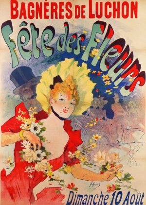 Bagnères de Luchon - Pyrénées - VINTAGE POSTER BANK - thème Montagne - reproduction numérique d'affiche ancienne
