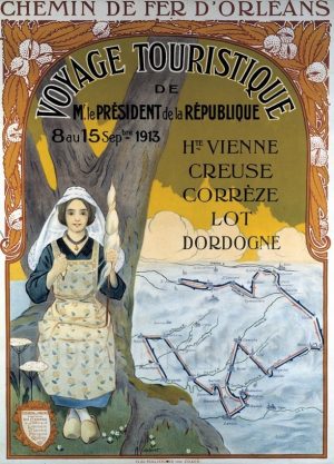 Voyage Touristique - VINTAGE POSTER BANK - thème Montagne - reproduction numérique d'affiche ancienne